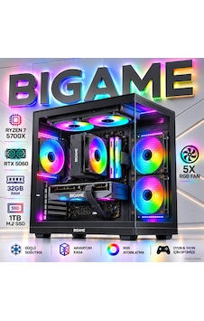 Forge V8 Ryzen 7 5700x Rtx 5060 32gb Ram 1tb M2 Ssd Akvaryum Gaming Sistem Forge V8 Ryzen 7 5700x Rtx 5060 32gb Ram 1tb M2 Ssd Akvaryum Gaming Sistem