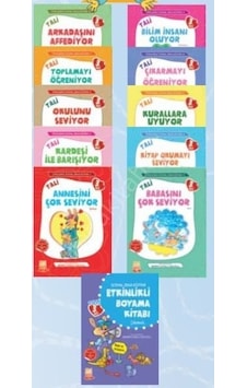 Tali-3 Öykülerle Sosyal Zekâ Eğitimi Set-3 10 Kitap 3-6 Yaş Tali-3 Öykülerle Sosyal Zekâ Eğitimi Set-3 10 Kitap 3-6 Yaş