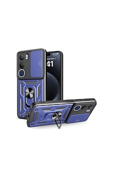 Vivo Y19s Kılıf Magnetik Standlı Kamera Korumalı Zore Sürgülü Vega Kapak Vivo Y19s Kılıf Magnetik Standlı Kamera Korumalı Zore Sürgülü Vega Kapak