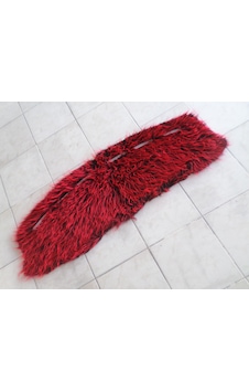 Doblo Uyumlu Torpido Örtüsü Peluş Kumaş Kırmızı Siyah 2000-2009