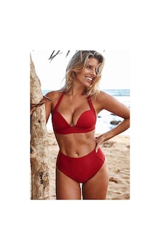 Angelsin Kırmızı Bikini Üstü Kırmızı 001 Angelsin Kırmızı Bikini Üstü Kırmızı 001