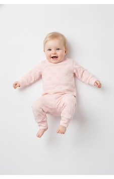 Tiffany Baby & Kids Puffy Cloudy Tasarımlı Pijama Takımı Pembe Tiffany Baby & Kids Puffy Cloudy Tasarımlı Pijama Takımı Pembe