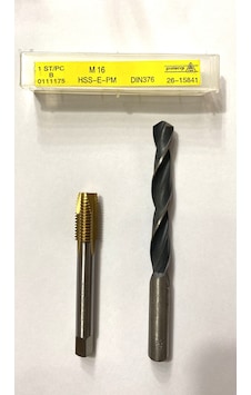 M16 Titan Kaplı Düz Kılavuz 14 MM Hss Matkap Ucu M16 Titan Kaplı Düz Kılavuz 14 MM Hss Matkap Ucu