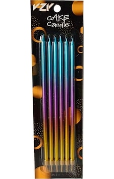 Mum Rainbow Mum 20 Cm 6'lı Mum Rainbow Mum 20 Cm 6'lı
