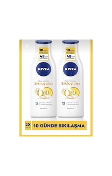 Sıkılaştırıcı Vücut Losyonu Q10 Vitamin C 250 Ml 48 Saat Nemlendirme 2 Adet
