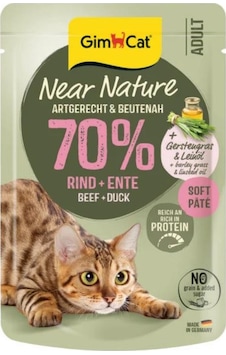 Gimcat Near Nature Sığır Etli&ördekli Yetişkin Kedi Konservesi 85 Gr