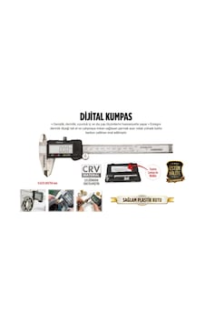 Meşem Digital Kumpas 150 Mm Lcd Ekran