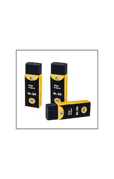 Adel Blackline Pastel Silgi Siyah - 3 Adet Adel Blackline Pastel Silgi Siyah - 3 Adet