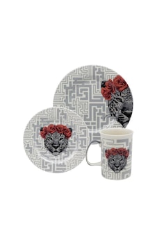 Decorıum Kaplan Gri Mama Takımı