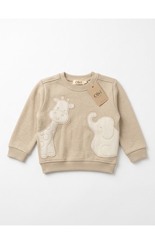 Divonette Babydoll Sweatshirt Divo Açık Bej Divonette Babydoll Sweatshirt Divo Açık Bej