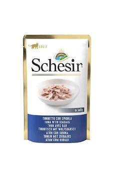 Schesir Pouch Ton Balıklı Ve Levrekli Jöleli Kedi Konservesi 85 Gr Schesir Pouch Ton Balıklı Ve Levrekli Jöleli Kedi Konservesi 85 Gr