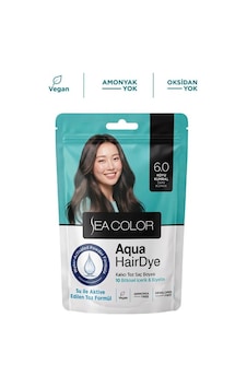 Sea Color Aqua Hair Dye Vegan & Amonyaksız Su İle Aktive Edilen Kalıcı Saç Boyası Toz 6.0 Açık Kumral Sea Color Aqua Hair Dye Vegan & Amonyaksız Su İle Aktive Edilen Kalıcı Saç Boyası Toz 6.0 Açık Kumral