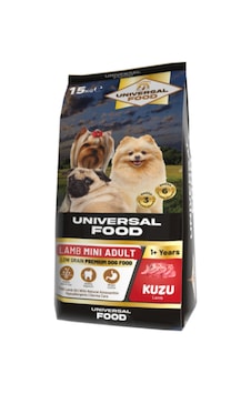 Mini Irk Universal Food Kuzu Etli Köpek Maması 12kg