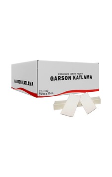 Garson Katlama Peçete 33x33 Cm 100'lü 12 Paket