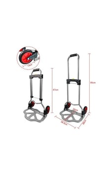 Attlas Eco Katlanır Yük Paket Taşıma Arabası - 60 Kg Kapasite