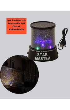 Renk Değiştiren Galaxy Efektli Led Projektör Oda Çok Renkli Renk Değiştiren Galaxy Efektli Led Projektör Oda Çok Renkli