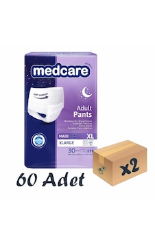 Medcare 8 Damla Maxi Emici Külot Hasta Bezi XL 2 x 60'lı Medcare 8 Damla Maxi Emici Külot Hasta Bezi XL 2 x 60'lı