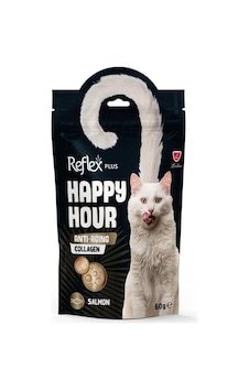 Reflex Plus Happy Hour Anti-aging Collagen Yetişkin Kediler İçin Ödül Maması 60 Gr 103 Ivory