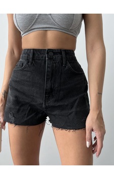 HerTon Yüksek Bel Kot Şort Denim HerTon Yüksek Bel Kot Şort Denim
