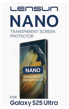 Galaxy Uyumlu S25 Ultra Lensun Nano Şeffaf Ekran Koruyucu Galaxy Uyumlu S25 Ultra Lensun Nano Şeffaf Ekran Koruyucu
