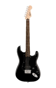 Squier 0373301506 Sonic Stratocaster Hardtail H Gitar Siyah Tek Humbucker Sabit Köprü Ve Siyah Pickguard İle Rock Makinesi Squier 0373301506 Sonic Stratocaster Hardtail H Gitar Siyah Tek Humbucker Sabit Köprü Ve Siyah Pickguard İle Rock Makinesi