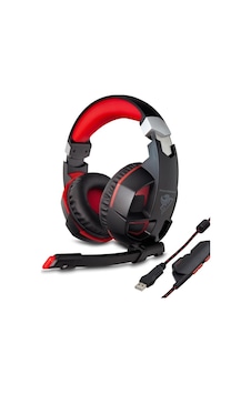 G59 Kulaklık Usb 7.1 Ps4 Uyumlu Led - Siyah Kırmızı G59 Kulaklık Usb 7.1 Ps4 Uyumlu Led - Siyah Kırmızı