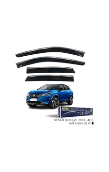 Niken Nissan Qashqai 2023 Sonrası Kromlu Cam Rüzgarlığı 4 Lü