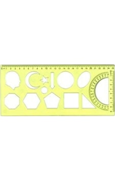 Geometrik Şablonu 30 Cm