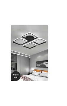 Novem Plafonyer Ultra Süper Led Avize - - Beyaz Işık / Siyah Siyah Novem Plafonyer Ultra Süper Led Avize - - Beyaz Işık / Siyah Siyah