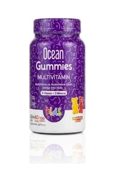 Ocean Gummies Multivitamin Kids 60+60 Çiğnenebilir Jel Form