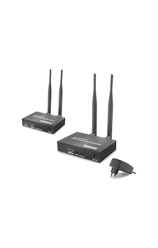 Hdmi Kablosuz Görüntü Ve Ses Aktarım Seti Loop-out 1080p 200 M Siyah Hdx1444 Hdmi Kablosuz Görüntü Ve Ses Aktarım Seti Loop-out 1080p 200 M Siyah Hdx1444