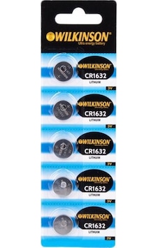 Wilkinson CR1632 Lityum Para Pil 5'li Wilkinson CR1632 Lityum Para Pil 5'li