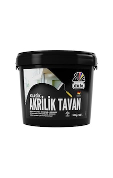 10 Kilogram Beyaz Akrilik Tavan Boyası 0.5 KG