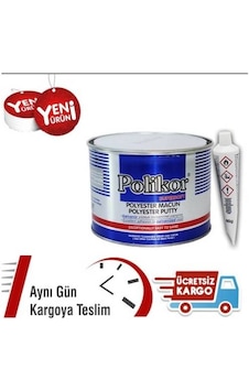 Polikor Polyester Çelik Macun 400Gr Polikor Polyester Çelik Macun 400Gr