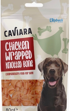 Caviara Tavuk Etli Düğümlü Çiğneme Kemiği 80 Gr