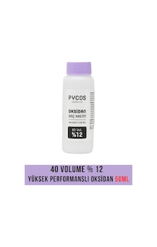 Pycos Cosmetıcs Oksidan Krem , 40 Volume % 12 Yüksek Performanslı 50 Ml
