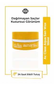 Ac Class Professional Aqua Hair Wax Sarı Power 150 Ml - Güçlü Tutuş & Parlak Görünüm Ac Class Professional Aqua Hair Wax Sarı Power 150 Ml - Güçlü Tutuş & Parlak Görünüm