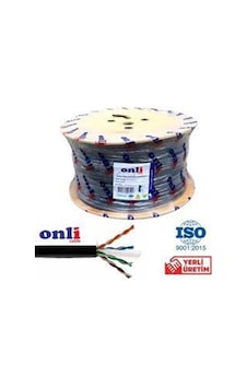 Onli Oncab U-utp 24 Awg Cca-eco 305 Metre Cat6 Kablo Onli Oncab U-utp 24 Awg Cca-eco 305 Metre Cat6 Kablo