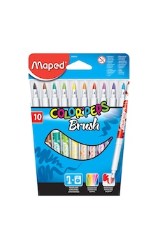 Maped Clour'Peps Fırça Uçlu Keçe Kalem 10 Lu 84801 Maped Clour'Peps Fırça Uçlu Keçe Kalem 10 Lu 84801
