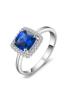 Brezza Lusso Jewelry Safir Taşlı Diamond Tektaş Kare Princess Kesim Kadın Gümüş Yüzük 15 Brezza Lusso Jewelry Safir Taşlı Diamond Tektaş Kare Princess Kesim Kadın Gümüş Yüzük 15