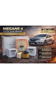 Megane 4 1.3 Tce Turbo Benzinli Filtre Bakım Seti Yağ Hava Polen Filtresi Mais Motorx Megane 4 1.3 Tce Turbo Benzinli Filtre Bakım Seti Yağ Hava Polen Filtresi Mais Motorx