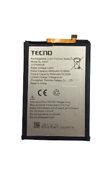 Tecno Camon 17 Cg6-cg7 Pil Batarya 5000 Mah Tecno Camon 17 Cg6-cg7 Pil Batarya 5000 Mah