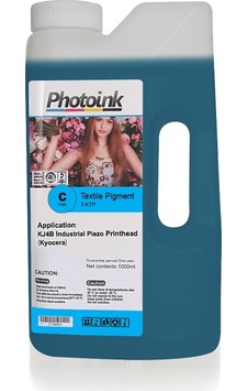 Kyocera Kafalar için 1000 ML Mavi Cyan Tekstil Mürekkep (T-Ktp) Kyocera Kafalar için 1000 ML Mavi Cyan Tekstil Mürekkep (T-Ktp)