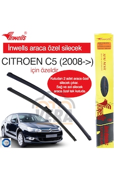 Cıtroen C5 2008- İnwells Araca Özel Silecek Takımı Inw018074 Cıtroen C5 2008- İnwells Araca Özel Silecek Takımı Inw018074