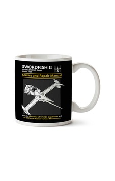 Kovboy Bebop Kılıçbalığı Servis Ve Onarım El Kitabı İki Tarafı Baskılı Kupa Bardak Kovboy Bebop Kılıçbalığı Servis Ve Onarım El Kitabı İki Tarafı Baskılı Kupa Bardak