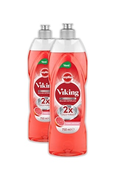 Viking Technopower Bulaşık Deterjanı Pembe Greyfurt 2 x 750 ML Viking Technopower Bulaşık Deterjanı Pembe Greyfurt 2 x 750 ML