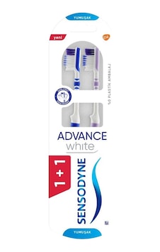 Sensodyne Advance White Diş Fırçası Yumuşak 1+1 Sensodyne Advance White Diş Fırçası Yumuşak 1+1