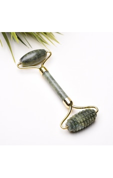Tırtıklı Jade Roller Yeşim Taşı Masaj Aleti Tırtıklı Jade Roller Yeşim Taşı Masaj Aleti