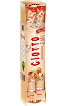 Giotto Haselnuss Şerit Çikolata 4 x 38,7 G