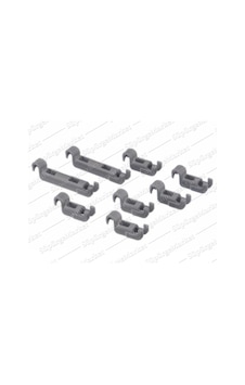 Bosch Uyumlu / Siemens Profilo Bulaşık Makinesi Tabaklık Klips Seti - 322113095